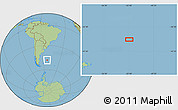 Savanna Style Location Map of the area around 48° 14' 2" S, 52° 37' 30" W