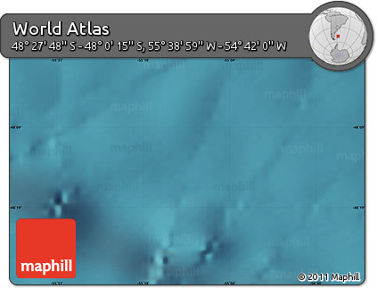 Satellite Map of the Area around 48° 14' 2" S, 55° 10' 29" W