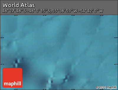 Satellite Map of the Area around 48° 14' 2" S, 55° 10' 29" W