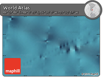 Satellite Map of the Area around 48° 14' 2" S, 56° 1' 29" W