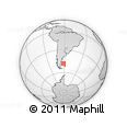 Outline Map of the Area around 48° 14' 2" S, 61° 58' 30" W, rectangular outline