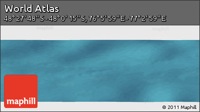 Satellite Panoramic Map of the Area around 48° 14' 2" S, 76° 34' 29" E