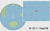 Savanna Style Location Map of the area around 48° 14' 2" S, 77° 25' 30" E