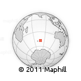 Outline Map of the Area around 48° 14' 2" S, 78° 16' 30" E, rectangular outline