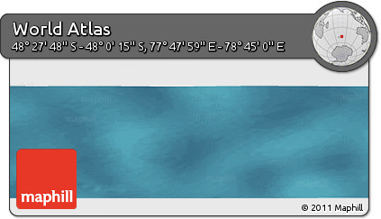 Satellite Panoramic Map of the Area around 48° 14' 2" S, 78° 16' 30" E