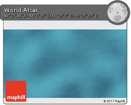 Satellite 3D Map of the Area around 48° 14' 2" S, 79° 7' 30" E