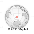 Outline Map of the Area around 48° 14' 2" S, 81° 40' 30" E, rectangular outline