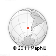 Outline Map of the Area around 48° 14' 2" S, 89° 10' 30" W, rectangular outline