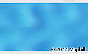 Physical 3D Map of the area around 48° 14' 2" S, 91° 1' 30" E