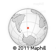 Outline Map of the Area around 48° 38' 36" S, 26° 16' 29" W, rectangular outline