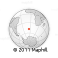 Outline Map of the Area around 48° 38' 36" S, 5° 52' 30" W, rectangular outline