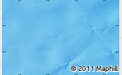 Shaded Relief Map of the area around 48° 38' 36" S, 74° 52' 30" E