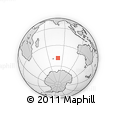 Where is the area around 48° 38' 36" S, 79° 58' 29" E located? Outline Map of the Area around 48° 38' 36" S, 79° 58' 29" E, rectangular outline