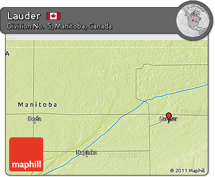 Physical 3D Map of Lauder