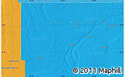 Political Map of the area around 49° 19' 21" N, 101° 4' 29" W