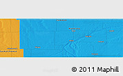 Political Panoramic Map of the area around 49° 19' 21" N, 101° 4' 29" W
