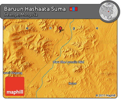 Political Map of Baruun Hashaata Suma