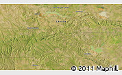 Satellite 3D Map of the area around 49° 19' 21" N, 106° 10' 30" W