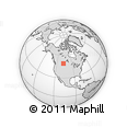 Outline Map of the Area around 49° 19' 21" N, 107° 1' 30" W, rectangular outline