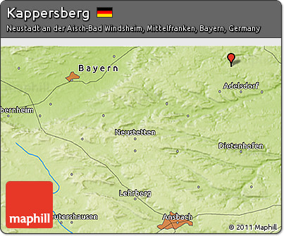 Physical 3D Map of Kappersberg