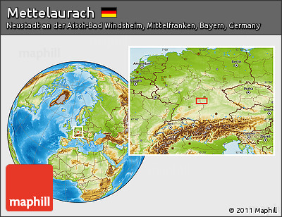 Physical Location Map of Mettelaurach