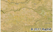 Satellite Map of the area around 49° 19' 21" N, 111° 16' 30" W
