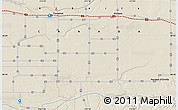 Shaded Relief Map of the area around 49° 19' 21" N, 111° 16' 30" W