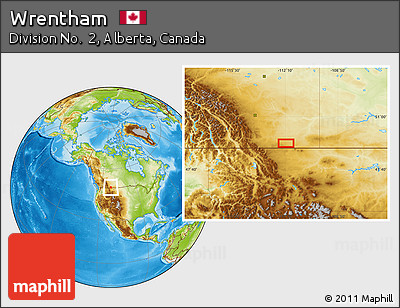 Physical Location Map of Wrentham