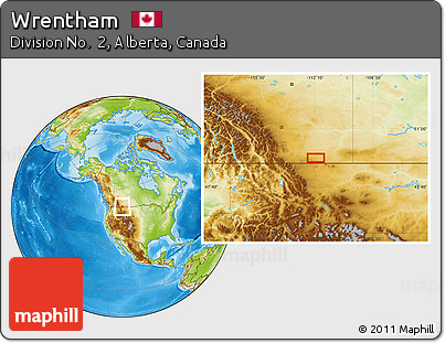 Physical Location Map of Wrentham