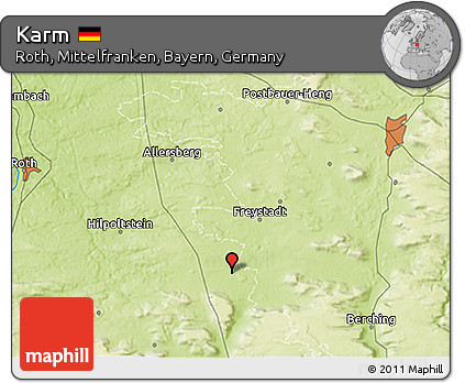 Physical 3D Map of Karm