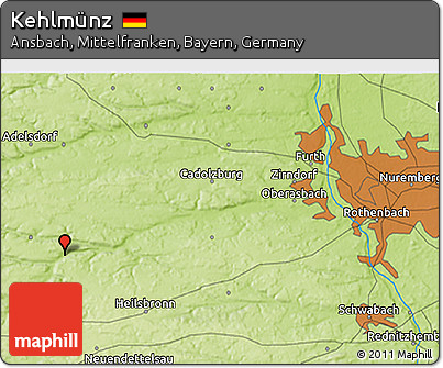 Physical 3D Map of Kehlmünz