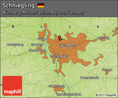 Physical Map of Schniegling