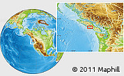 Physical Location Map of Tofino