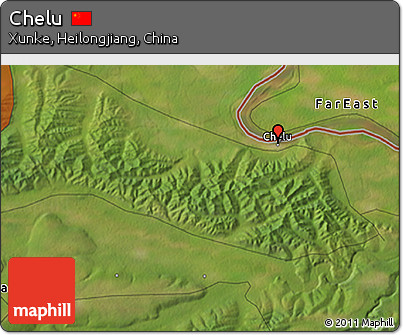 Satellite 3D Map of Chelu