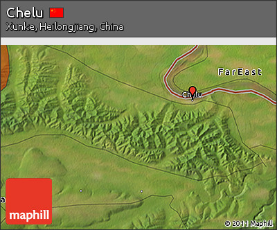 Satellite 3D Map of Chelu