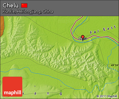 Physical Map of Chelu