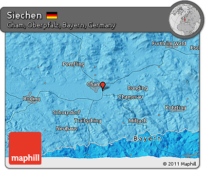 Political 3D Map of Siechen