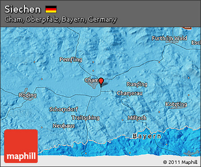 Political 3D Map of Siechen