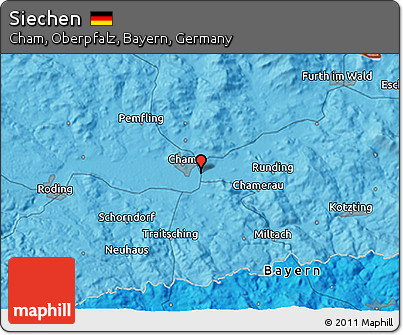 Political 3D Map of Siechen