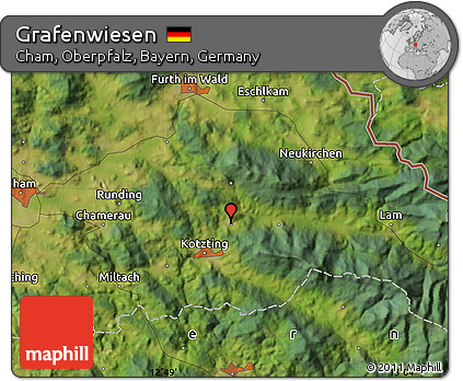 Satellite Map of Grafenwiesen