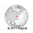 Outline Map of the Area around 49° 19' 21" N, 130° 58' 29" E, rectangular outline