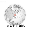 Outline Map of the Area around 49° 19' 21" N, 132° 40' 30" E, rectangular outline