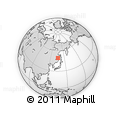 Outline Map of the Area around 49° 19' 21" N, 136° 4' 29" E, rectangular outline