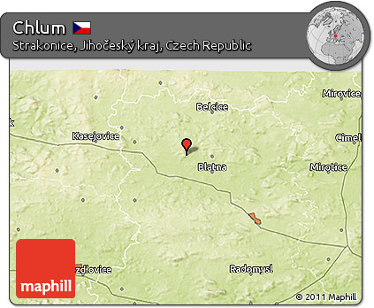 Physical 3D Map of Chlum