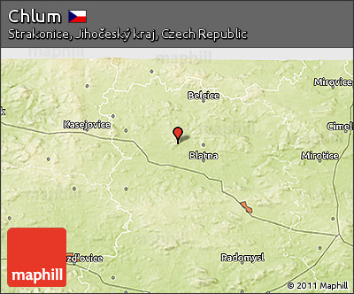 Physical 3D Map of Chlum
