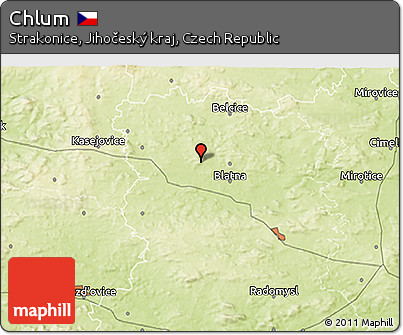 Physical 3D Map of Chlum