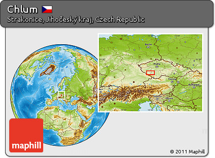 Physical Location Map of Chlum