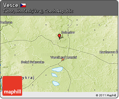 Physical 3D Map of Vesce