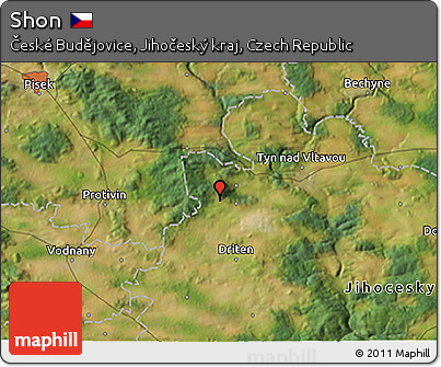 Satellite 3D Map of Shon