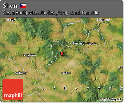 Satellite Map of Shon